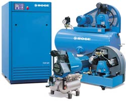 Промышленные воздушные компрессоры, воздуходувки, вакуумные насосы.